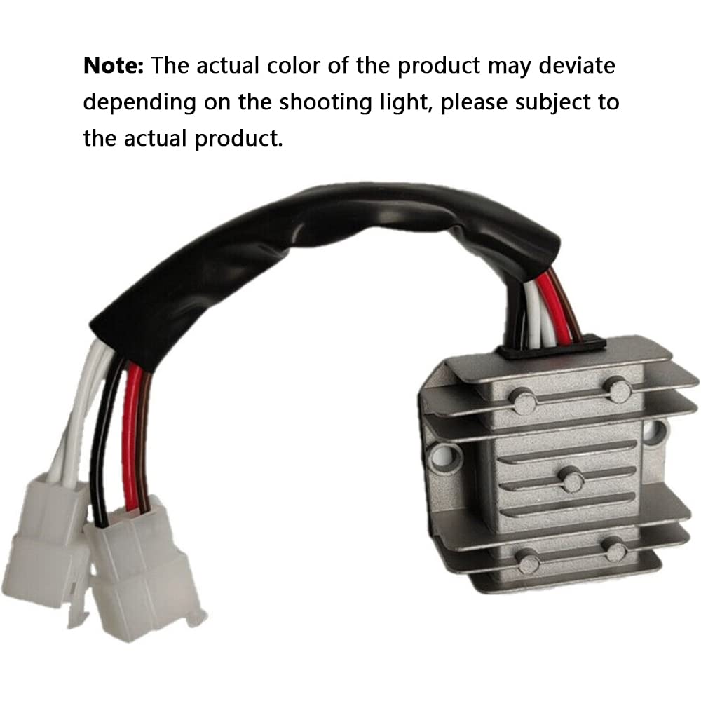 Riloer Regolatore di tensione per moto, Regolatore di tensione per moto,Raddrizzatore Regolatore di Tensione,Compatibile con Yamaha SR250 G TH H J Classic XT550 XT 600