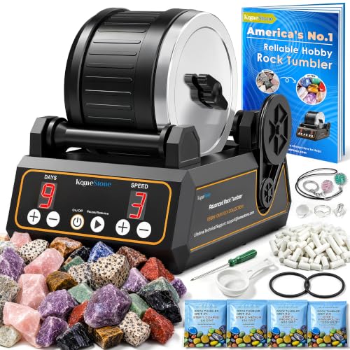 KomeStone K1 Quiet Rock Tumbler Kit for Adults...