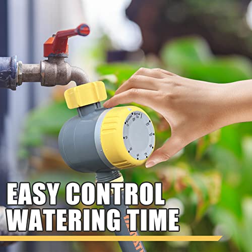 Yamatic Mechanical Water Hose Timer, Sprinkler Timer Automatic Watering Timer Irrigation Timer System For Outdoor Faucet Garden, Yard, Lawn #TOP4