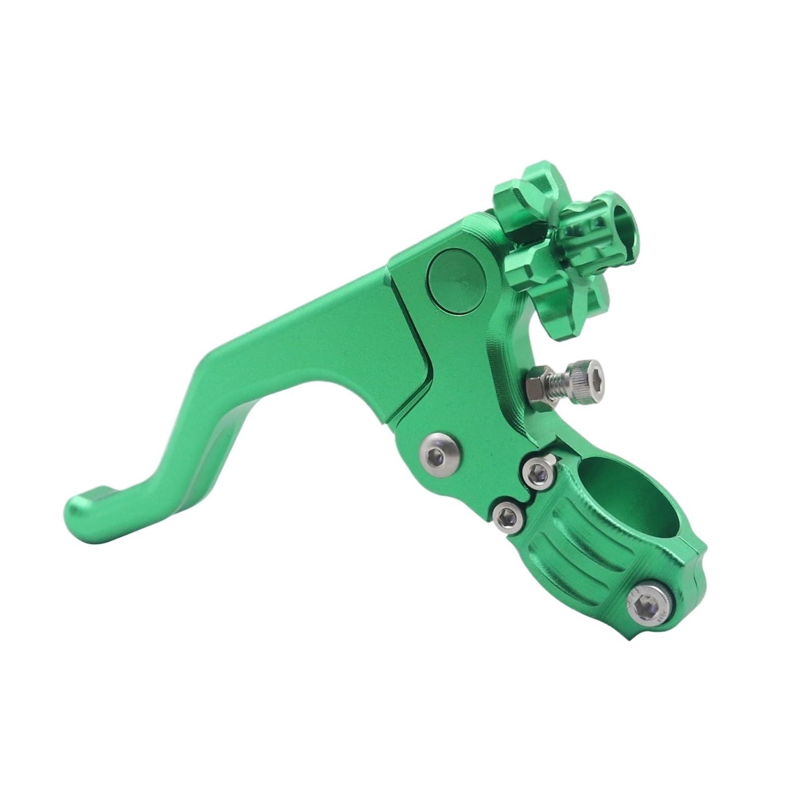 Palanca de embrague corta CNC verde compatible con Yamaha YZ 125 250 WR 250F