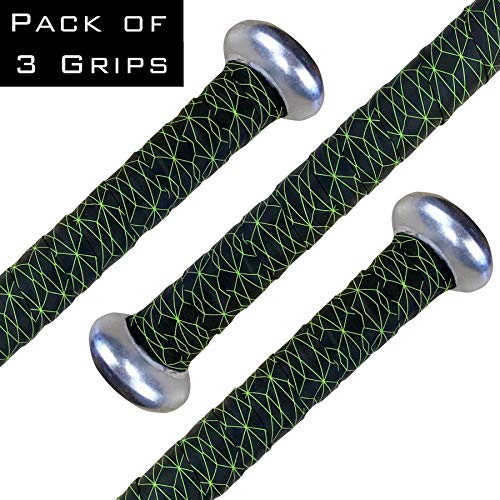 Alien Pros Bat Grip Tape for Baseball and Softball (3-Pack) – Non-Slip Easy