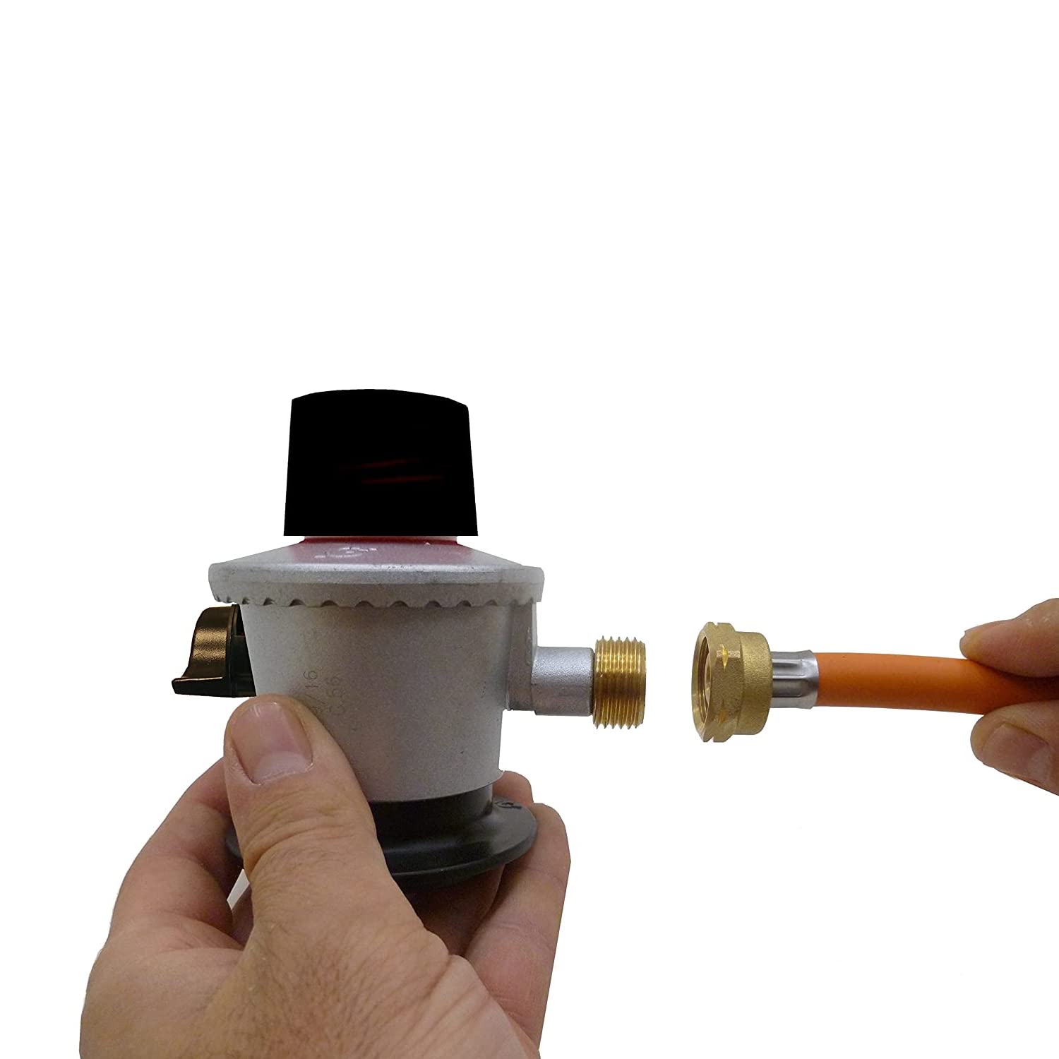 CABLEPELADO Regulador gas propano | Salida regulable entre 1 y 2 bar | Salida rosca izquierdas 21,8 mm | Apto para parrillas de cocina, soldadores, generadores de aire caliente, sopletes