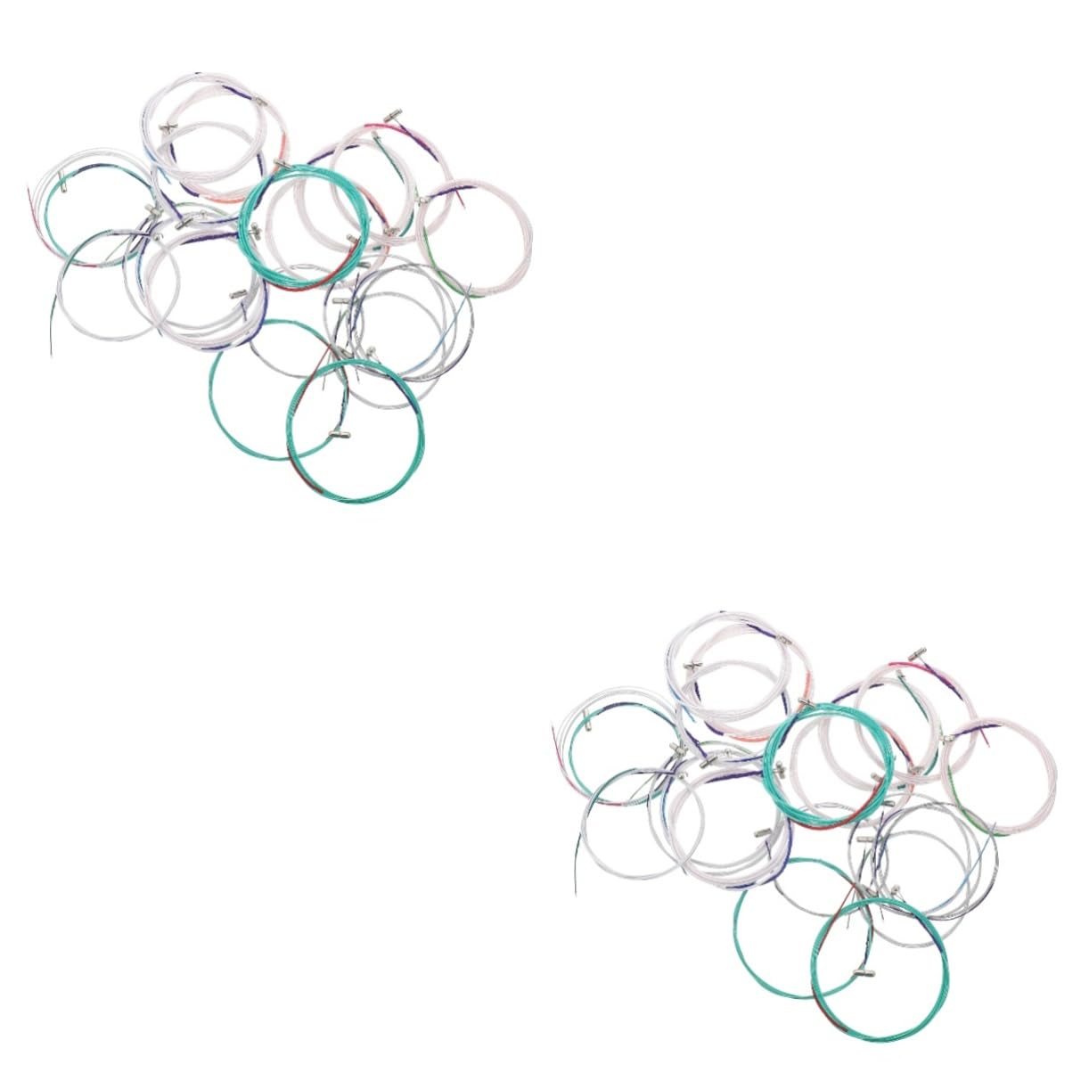 BESTonZON 2sets Guzheng Strings Guzheng Strings Replacements Musical Instrument Accessories 21pcs*2