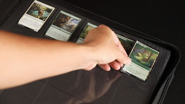 Amazon.com: Premium Trading Card Binder,20 Pocket, Holds Up to 2000 Cards  with Ringless 50 Double-Sided Sleeves, Label Design with a Pen, Side  Loading Card Collection Album Folder with Zipper for TCG,Sports Cards :