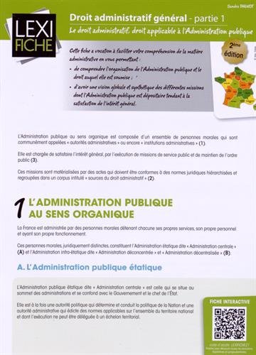 Télécharger Droit administratif général : Tome 1, Le droit administratif, droit applicable à l'administration PDF Ebook En Ligne