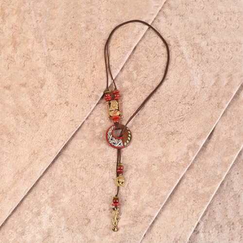 Image of AAKRITI ART CREATIONS Handcrafted Tribal Dhokra & Royal Brass Necklace Collection | Queen, Cleopatra & Heritage-Inspired Statement Jewelry | Artisan Ethnic Necklaces for Women