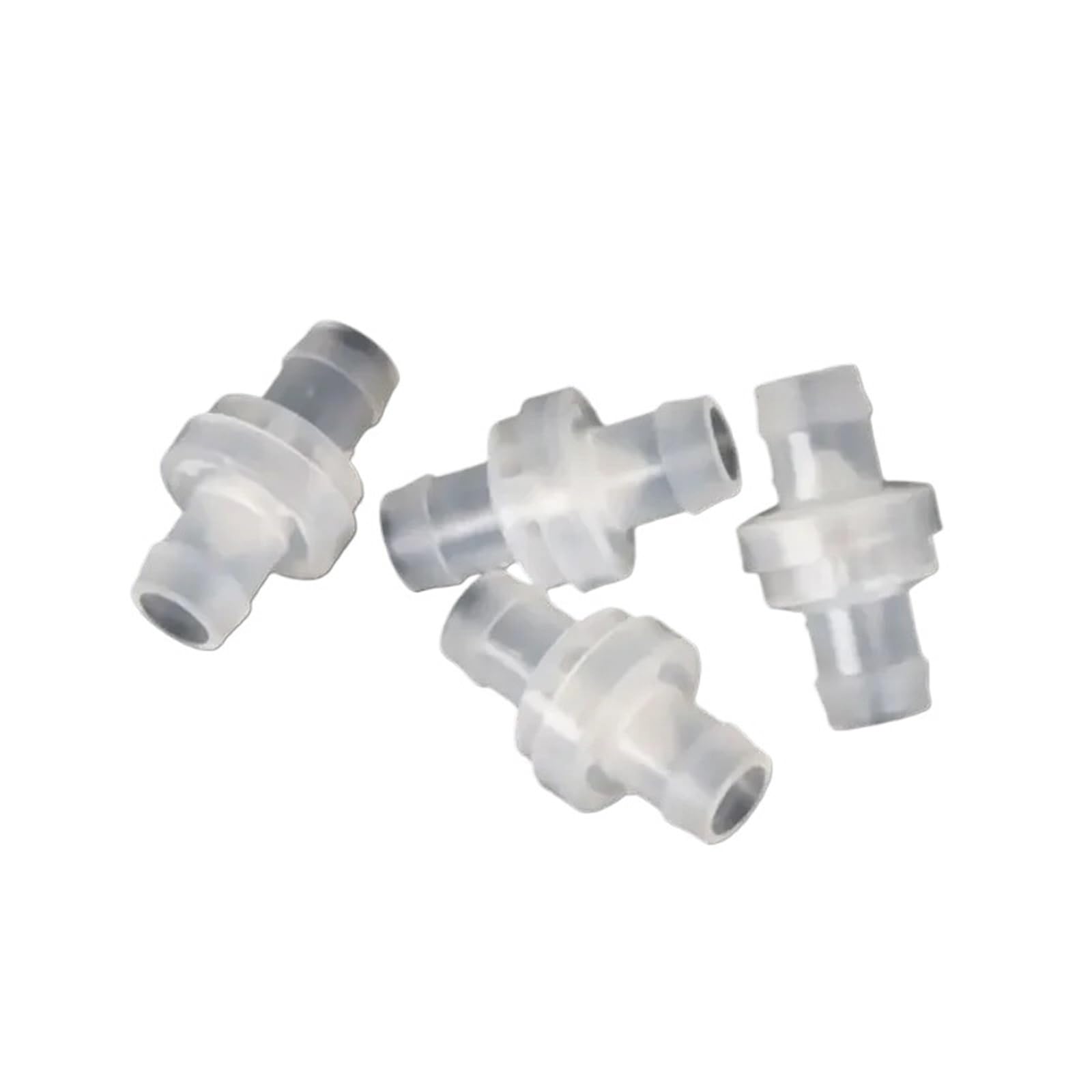 Plastikowy jednokierunkowy zawór zwrotny do paliwa, gazu, cieczy, ozonu, zatrzymania wody, 3, 4, 6, 8, 10 mm, 2/10 szt
