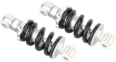Amortecedor de choque de metal durável 125mm amortecedor de suspensão traseira 2 peças para motocicleta se encaixa para ATV Go Kart Scooter 49cc