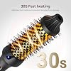 Thermal Brush 1.5'', Upgrade to 400F Curling Iron Curling Brush, 9 Temps Heated Round Brush Thermal Round Brush with LCD Display, 2 PTC Ceramic Tourmaline Ionic Hair Curler Hair Styling Tools