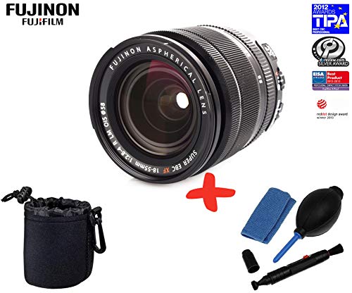 Objectif Fujifilm XF 18-55mm f2.8-4 avec pochette et kit de nettoyage Allcam
