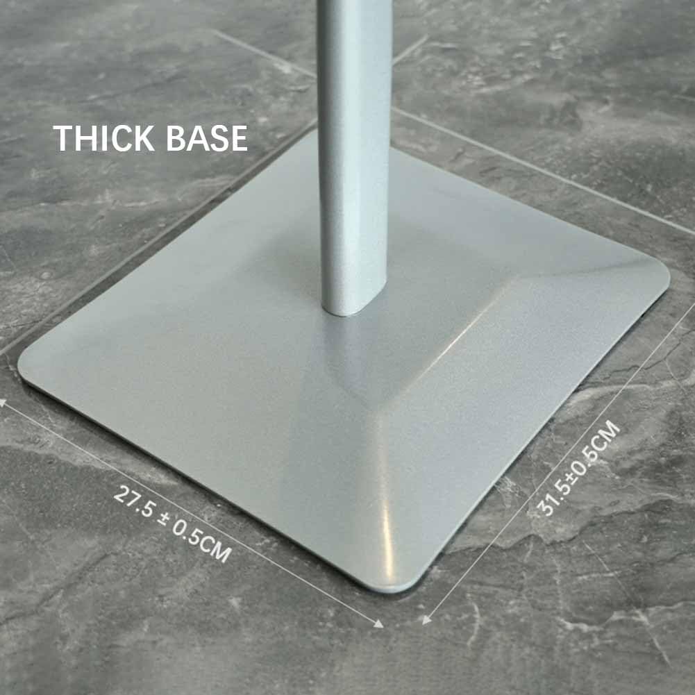 Soporte for letreros, paquete de 1, pedestal ajustable for carteles, for tablero y espuma, con base antideslizante for ferias comerciales.(Silver,50X70 CM)