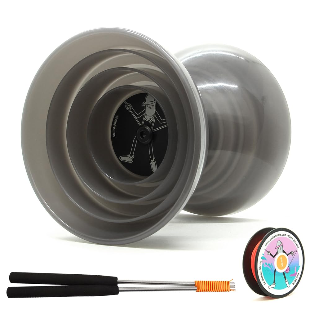 Skill Addicts Diabolo Set - Diabolo, Sticks, String & Tricks App