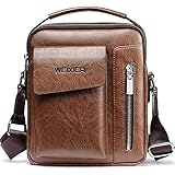 ショルダーバッグ メンズ 斜めがけ 紳士バッグ 肩掛け 人気a4 縦型軽量 メッセンジャーバッグ 防水 多機能 おしゃれ 男性用 カジュアルかばん a4ショルダーバッグ ビジネス通勤 出張 就活 肩掛け式 斜めがけ式 手提げ式バッグ (カーキ)