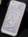 Hundromi iPhone 6 Case, iPhone 6s Case, Luxury Bling Glitter Sparkle Hybrid Bumper Case with Liquid Infused with Glitter and Stars for iPhone 6/iPhone 6s - Silver