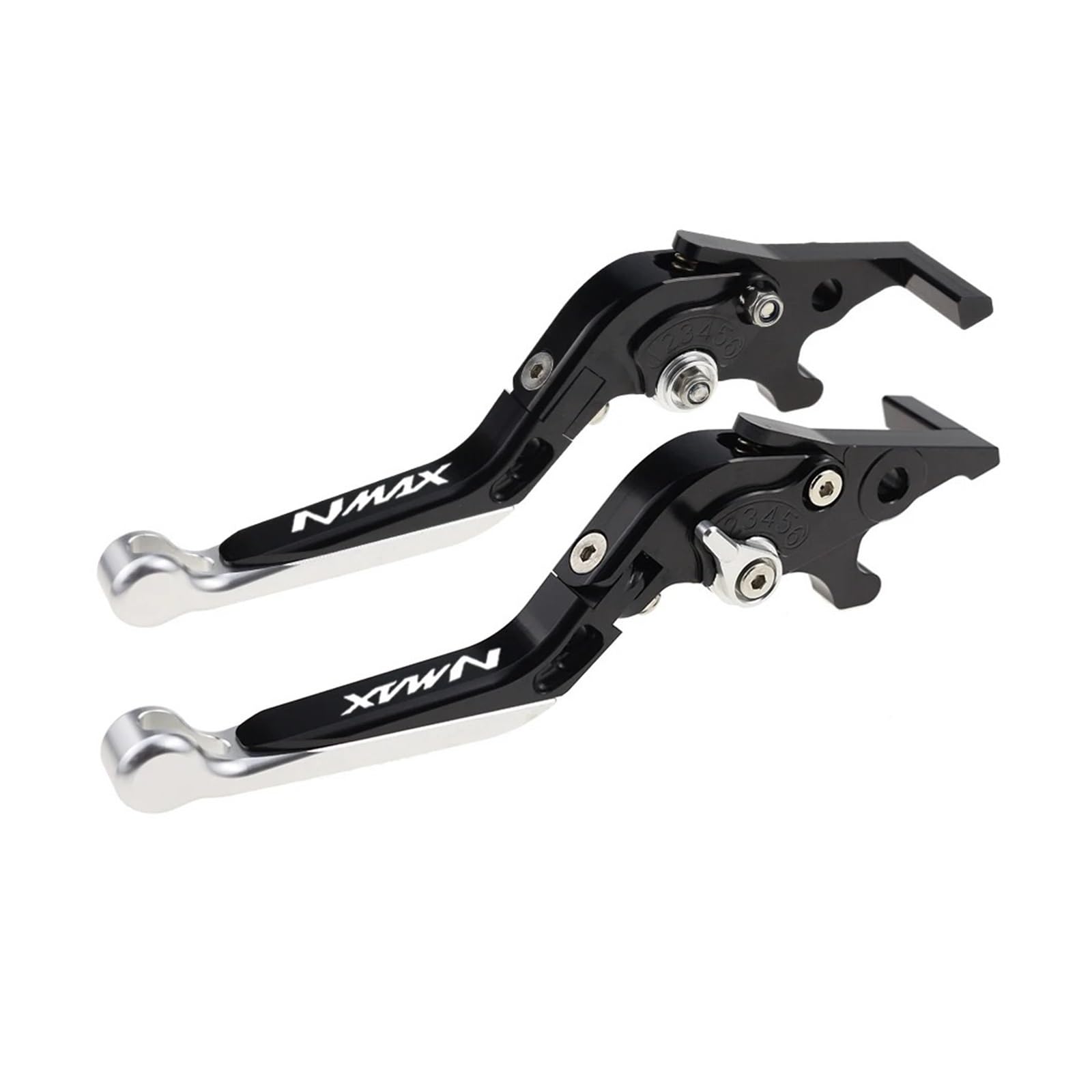 Yxbswbjd 34 Aluminum Alloy Folding Brake Lever For Nmax155/125 Motorcycle Folding Extendable Brake Clutch Levers(34)