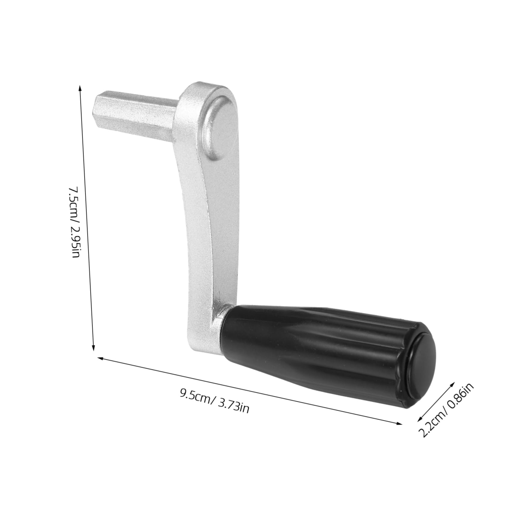 SOLUSTRE Long Lasting Trailer Winch Handle Industrial Crank Replacement for Rv Window Handle