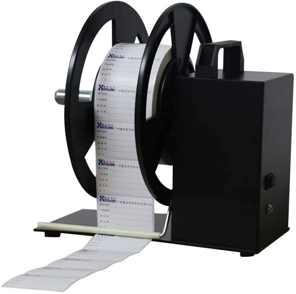Riavvolgitore automatico di etichette per stampante di codici a barre - Riavvolgimento bidirezionale da 10 pollici/s, design efficiente e compatto