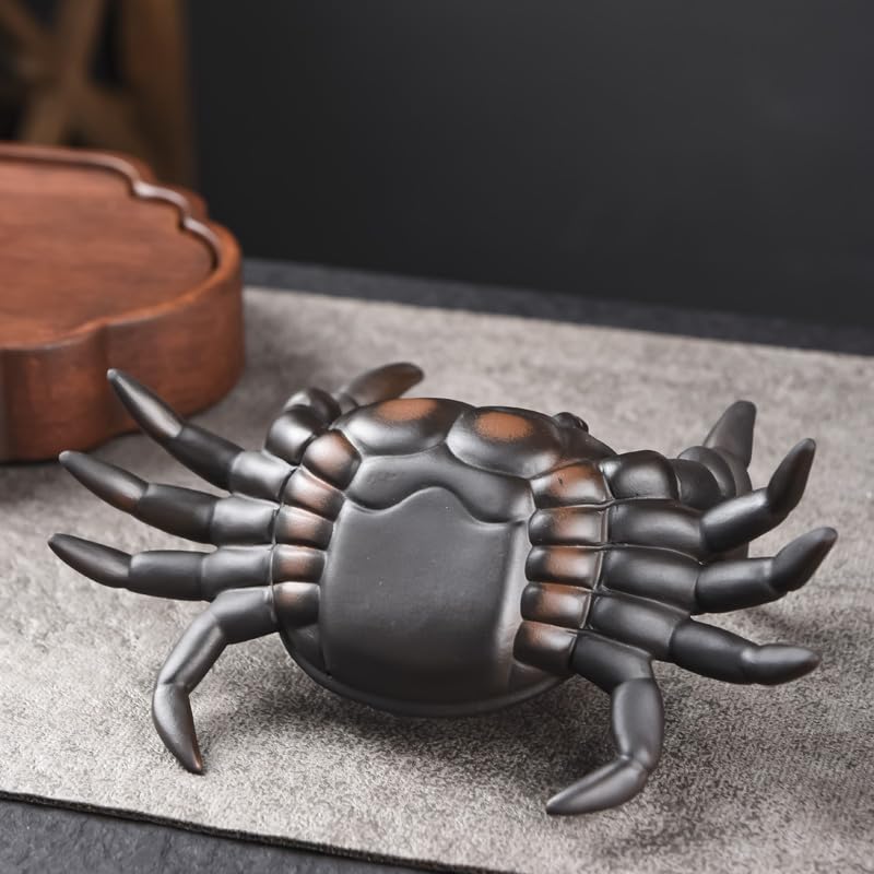 Figurka Herbata Zwierzę Domowe Ceramiczne Fioletowy Piasek Kung Fu Zestaw Herbaty Kreatywna Herbata Ozdoby Dla Zwierząt Krab Herbata Stół Do Zabawy Stolik Dla Zwierząt Fortuna Zestaw