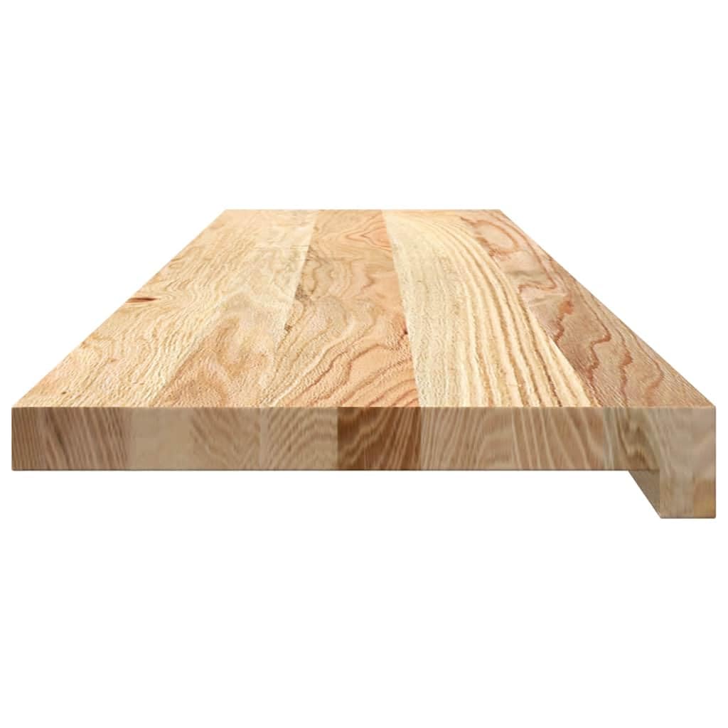 Marches d escalier 2 pcs non traité bois de chêne massif
