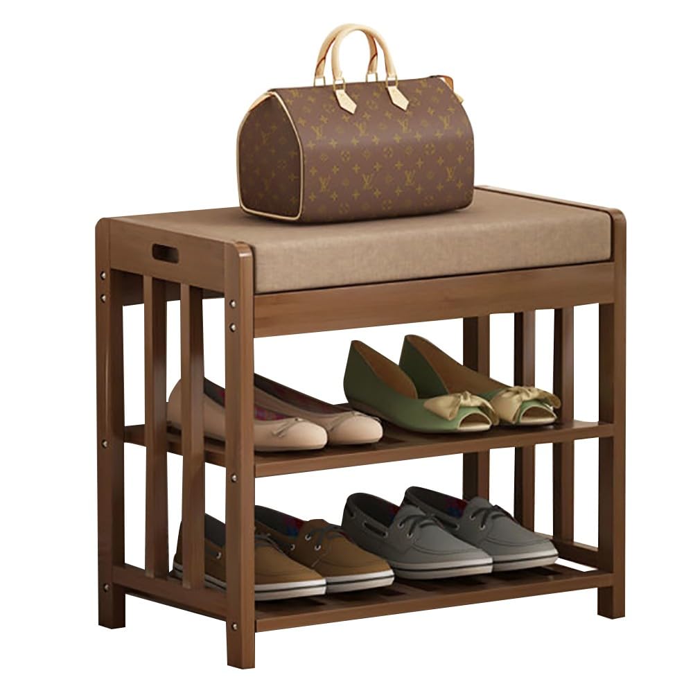 Pouf Contenitore con Contenitore - Scarpiera da Ingresso -capacità di Carico di 100 kg, Sgabello da Camera Salotto - Misure : 50/70/80/90CM/91CMx27CMx45CM, Facile da Montare