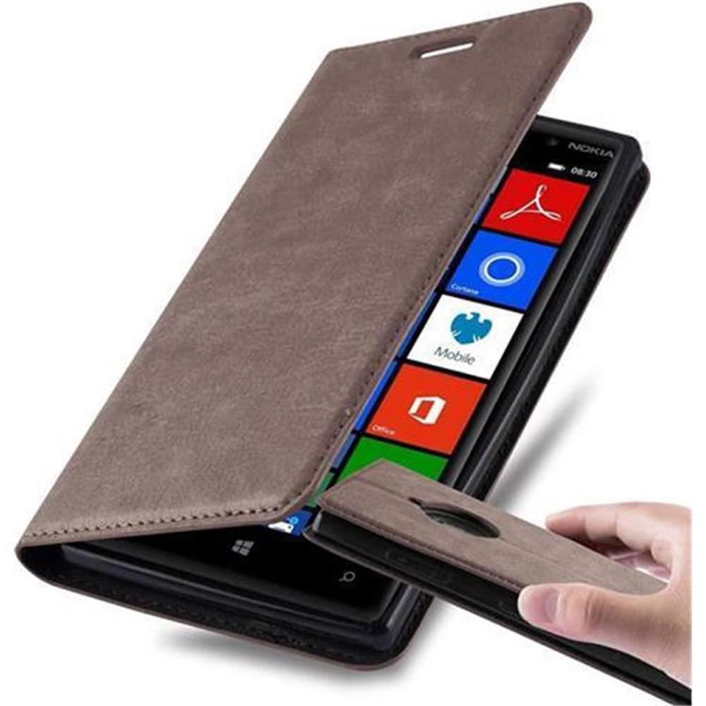 Custodia Portafoglio Cadorabo Per Oppo A72 – Pelle Finta Bruno Café, Con Slot Carte, Supporto E Chiusura Magnetica - 3