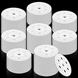 800 Pcs 46 mm White Plastic Washer, Foam Board Fasteners and Load Spreading Polypropylene Washers for Fixing and Fastening Rigid Foam Insulation Board Panels