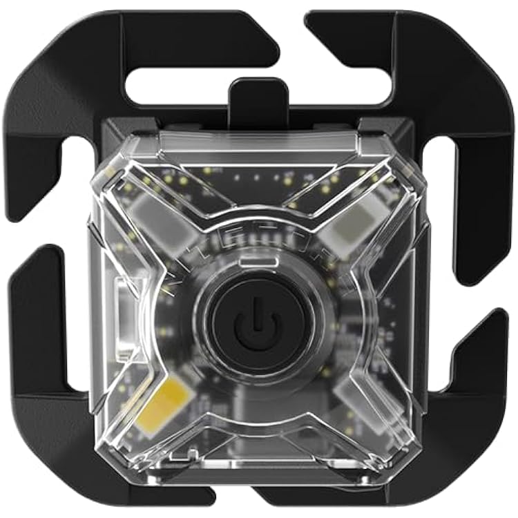 Lampe Signal Multi-couleurs NITECORE NU06-LE – Blanc/bleu/vert/rouge – Rechargeable USB-C – Pour Running