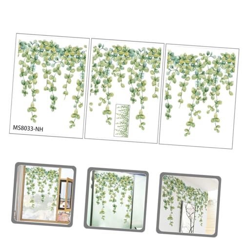Vinilos Decorativos Hojas 3 pcs Verde 30x40 cm miniatura 7