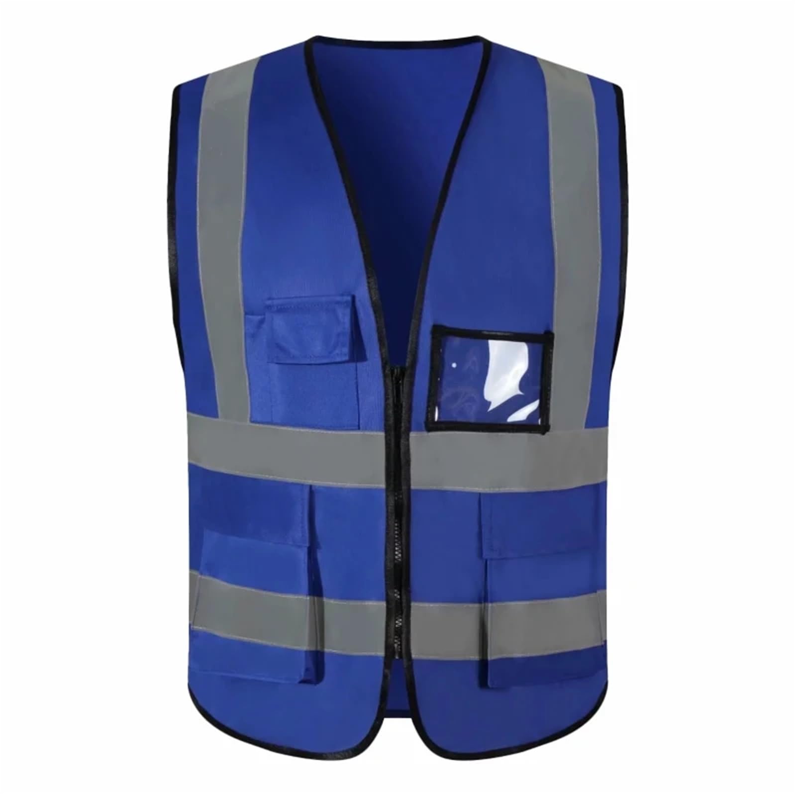 Chaleco Reflectante de Seguridad, Chalecos protección Laboral Alta Visibilidad, Ropa Trabajo, Trajes for Deportes Motociclismo y Actividades al Aire Libre(Red)