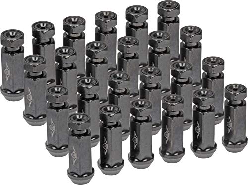 Image of Dorman 712-245AXL 1 /2-20 Racing Style XL Wheel Nut Compatible with Select Models, 24 Pack