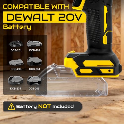FormiPow Cordless Belt Sander for Dewalt 20V Battery, Brushless Belt Sander with 120° Rotatable Head, 0-13000 RPM Variable Speed, LED Display, Includes 20 Belts for Various Sanding (No Battery) thumbnail 6