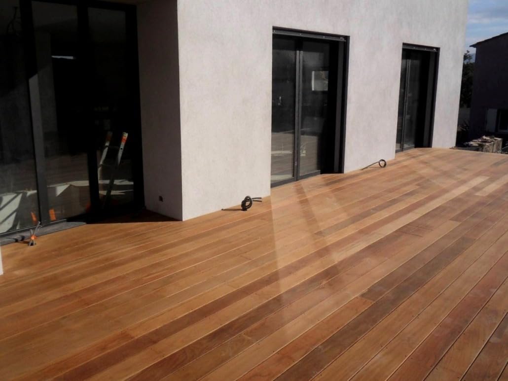 Lame de terrasse en IPÈ 21 * 145m gamme Arcachon (185 - CM)