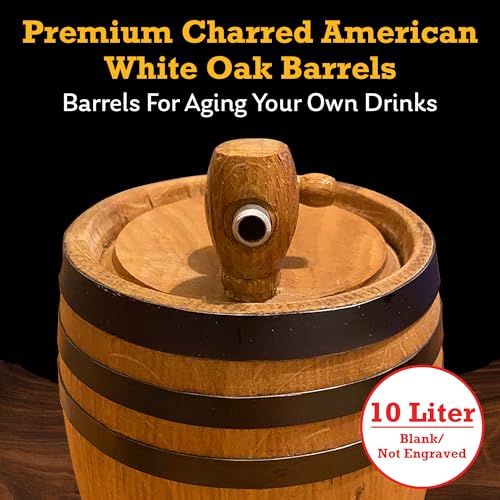 image for Red Head Barrels - 10 L Premium Distillery-Grade Oak Barrels for Aging