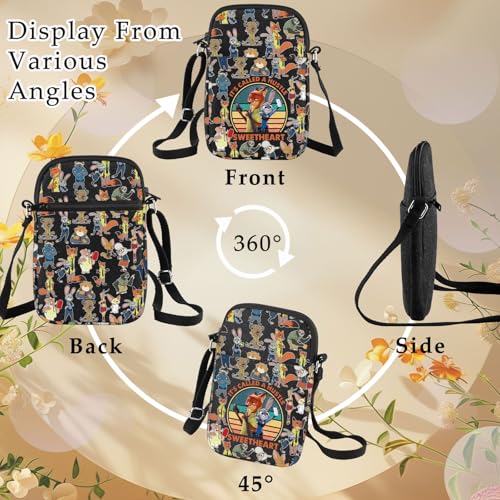 BWWKTOP Funny Judy & Nick Crossbody Bag Judy & Nick Fans Gift Judy & Nick Shoulder Bag Judy & Nick Merchandise4