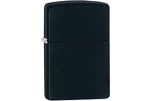 Zippo 218 Classic Black Matte Pocket Lighter: A Timeless Old School Lighter