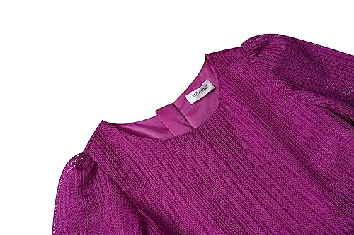 Bonny Billy Girl's Classy Embroidery Lace Maxi Flower Girl Dress3