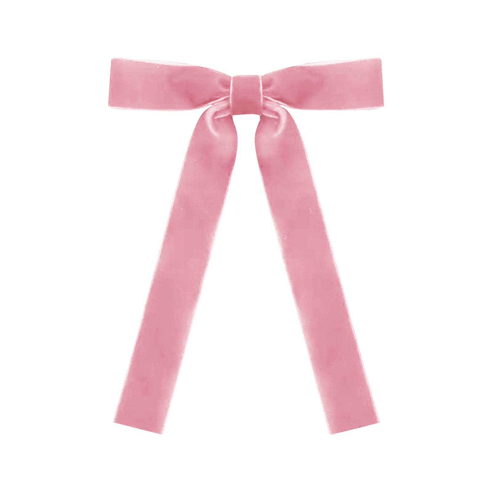 12pcs Velvet Christmas Tree Bows 13 x 18 cm, Vintage Velvet Ribbon Wreath Bows for Christmas Tree Wreath, for Xmas Home Shop Indoor Outdoor Decor (Pink)