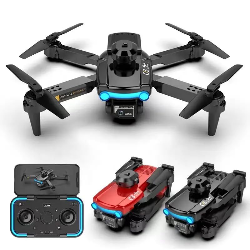 Image of FITIJA-Drone-with-4K-Camera-WiFi-FPV-1080P-HD-Dual-Foldable-RC-Drone-Altitude-Hold-Headless-Mode-Visual-Positioning-Auto-Return-App-Control-Multicolor-4 (D13)