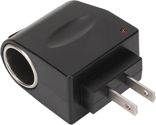 Convertidor de fuente de alimentación de coche de CA a CC 12V 1A, convertidor de enchufe multifuncional, enchufe universal de carga rápida para