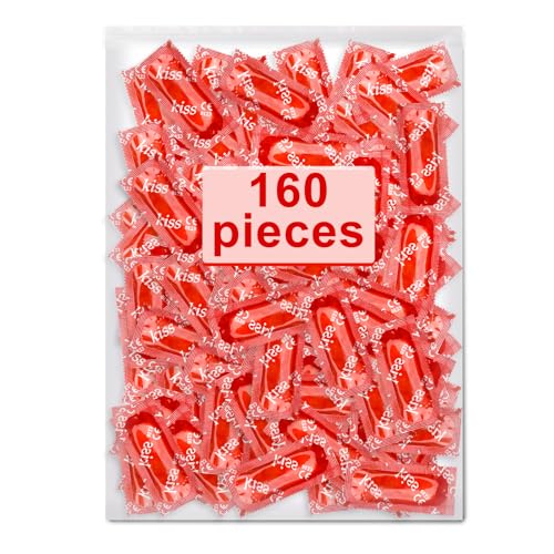 160 Unidades Preservativos, Condones Thin Extra Feel, Sensación Natural, Hechos de Látex, 53 mm, Preservativo para Hombre, para Una Sensación Intensa Durante El Acto Sexual