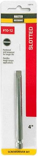Master Mechanic 158715 # 10 – 12, 4 – pulgada ranura Bit