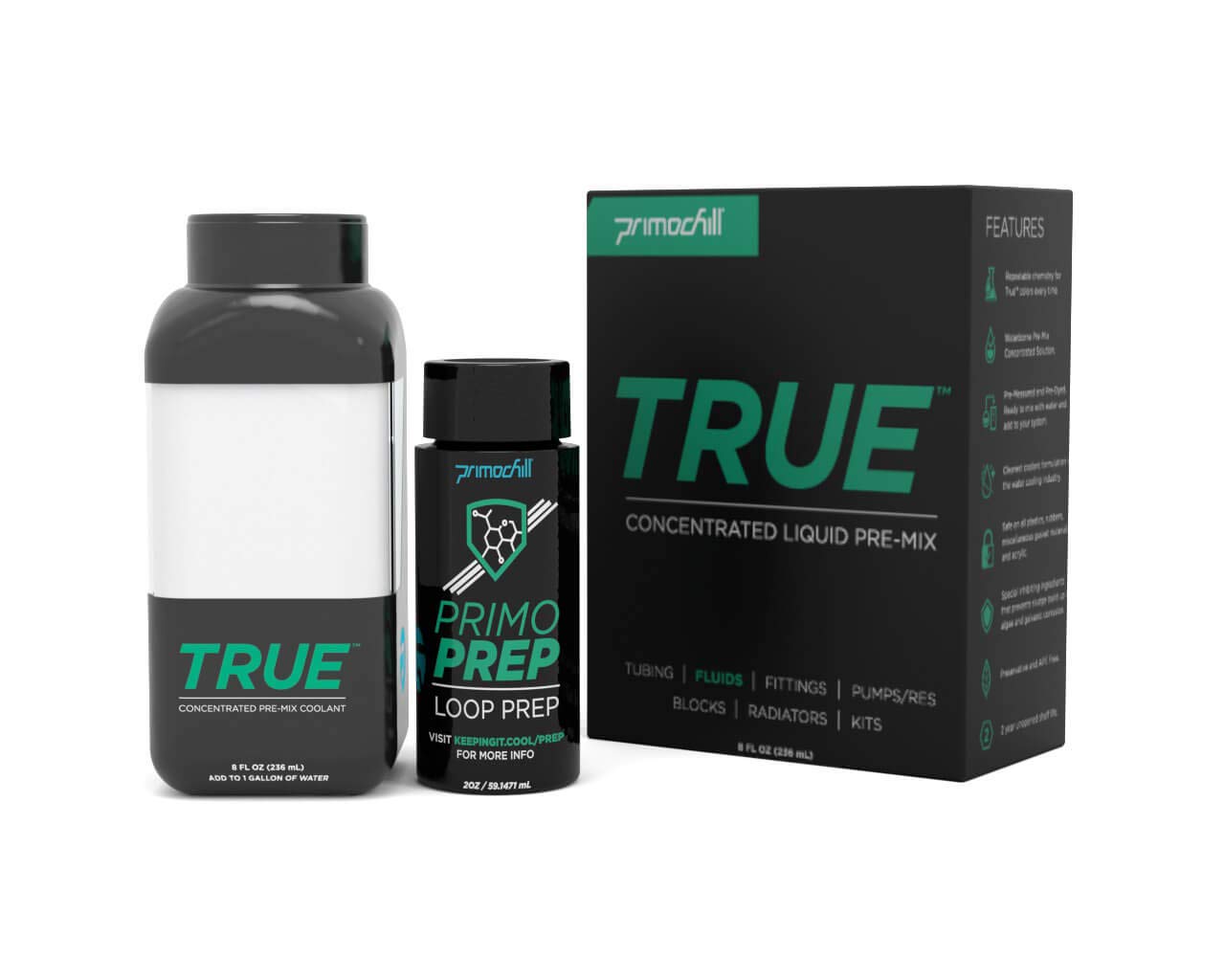 PrimoChill True Opaque WaterCooling Fluid (8oz) - Sky White SX