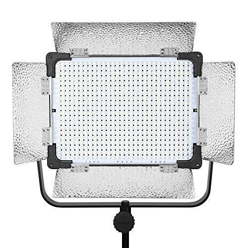 YONGNUO YN6000 KIT LED Video Light with Softbox and App Control, 50W Dimmable Bi-Color 3200K-5600K Video Lighting CRI 95+, for Gaming/Streaming/Zoom/YouTube/Webex/Photography Black
