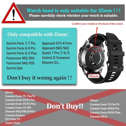 Bracelet 22mm Fenix 5 pour remplacer une sangle usée