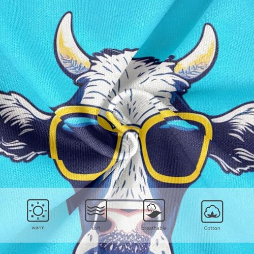 Cool Cows Blue Panties for Girl Toddler Underwear Floral Cotton Colorful Underpants Briefs 2t3