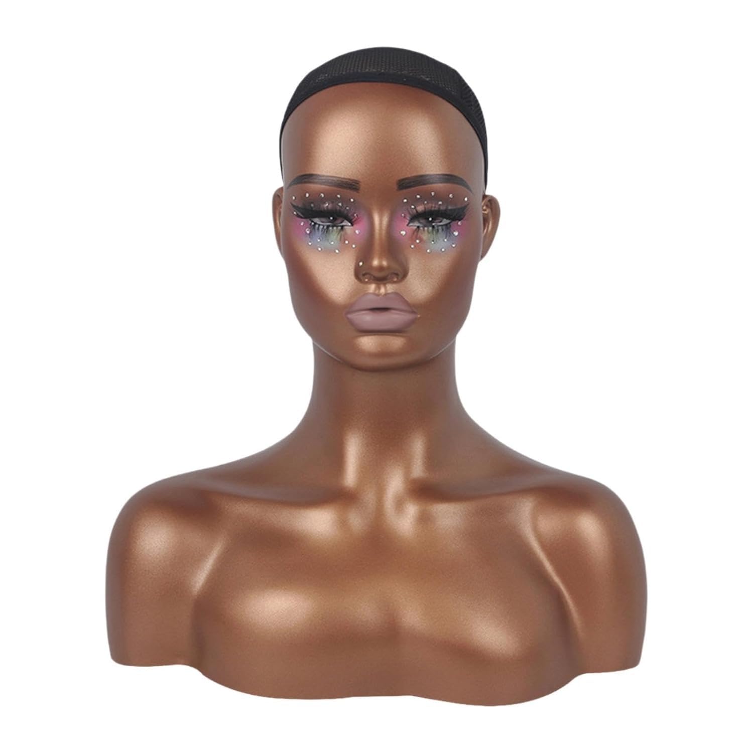 CONGRUI Makeup Mannequin Head With Shoulder Wig Display Bust