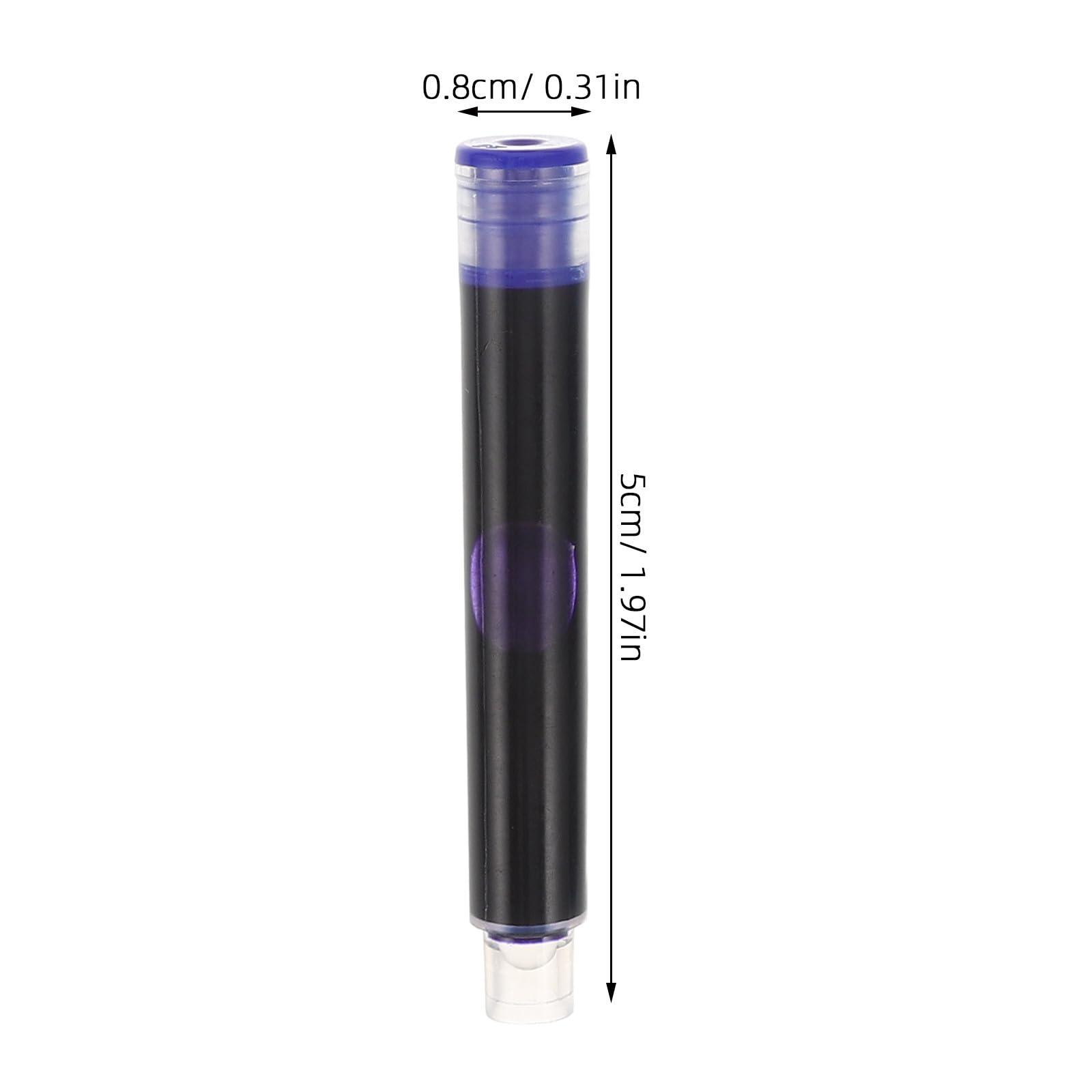 240 cartuchos de tinta para pluma estilográfica, 12 colores, recambios para pluma estilográfica, cartuchos de tinta recargables de 3,4 mm de diámetro para la escuela, el hogar y la