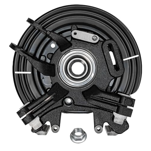 Image of Detroit Axle - Rear Steering Knuckles w /Hubs + Upper Control Arms w /Ball Joints Replacement for 2002-2005 Ford Explorer Mercury Mountaineer
