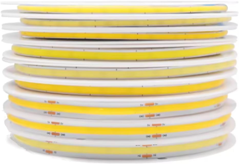 Tira de LED COB 12V 5M Azul 400 LEDs 5mm miniatura 2