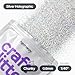 Hemway Craft Glitter 100g / 3.5oz Glitter Flakes for Arts Crafts Tumblers Resin Epoxy Scrapbook Glass Schools Paper Halloween Decorations - Chunky (1/40